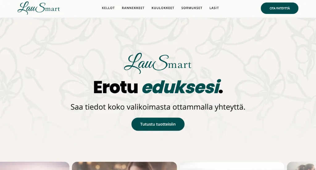 LauSmart verkkosivut - Kuva 1