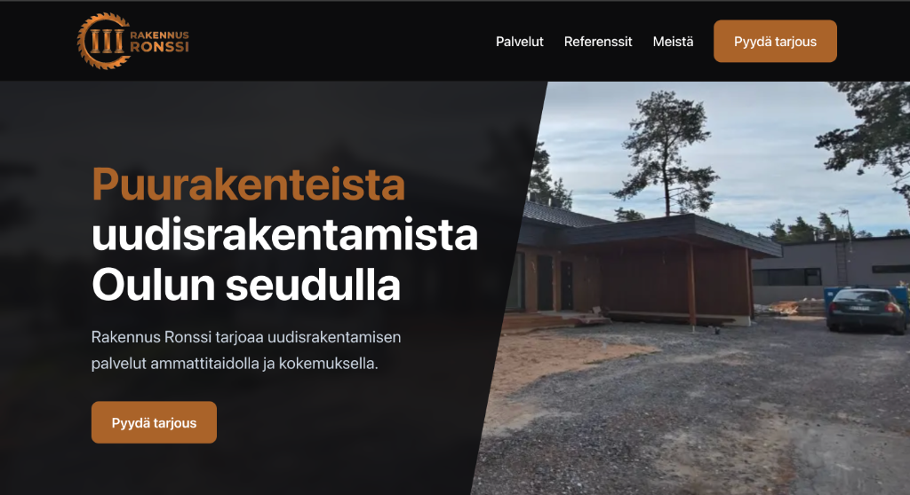 Rakennus Ronssi - Desktop view