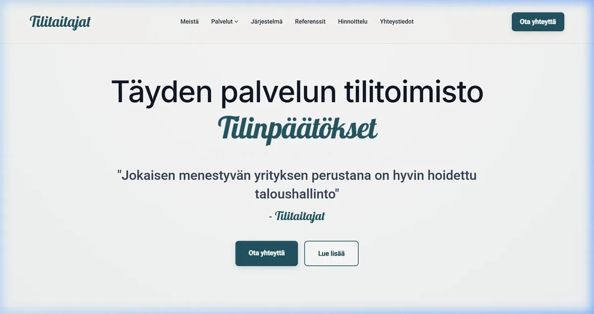 Tilitaitajat verkkosivut - Kuva 1